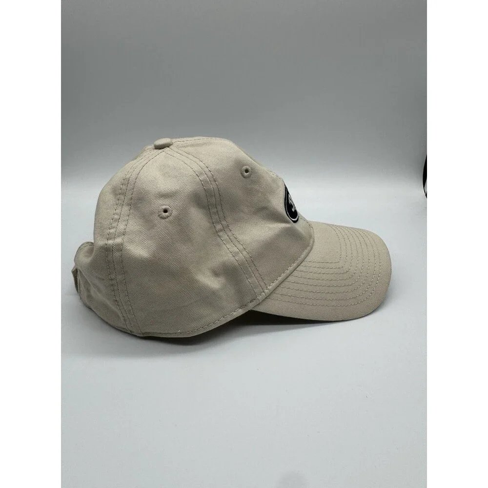 G. Loomis Fish Skeleton Logo Baseball Cap Beige One Size Strapback Hat The Game